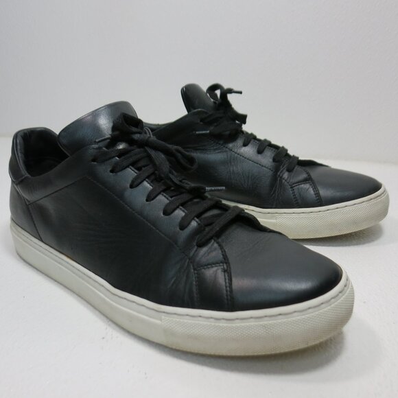 Svensson Leather Classic Low Black White Hand Made Men\'s Comfort Oxfords Sz 44 main image 7